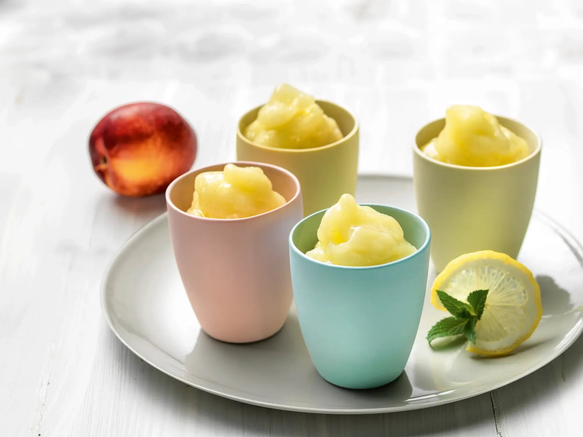 2-Minute Seasonal Fruit Sorbet Recipe - Refreshing & Easy in Thermomix