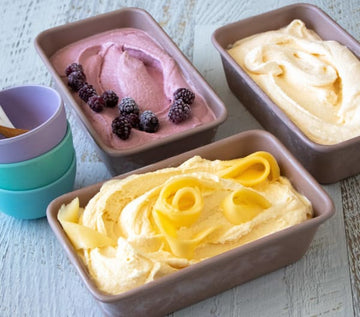 Creamy yoghurt ice cream