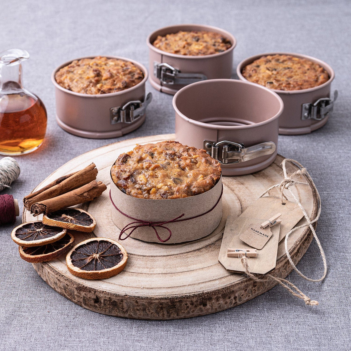 Bakeware Springform Set Rose Gold Mini Springform Cake Pans – Set