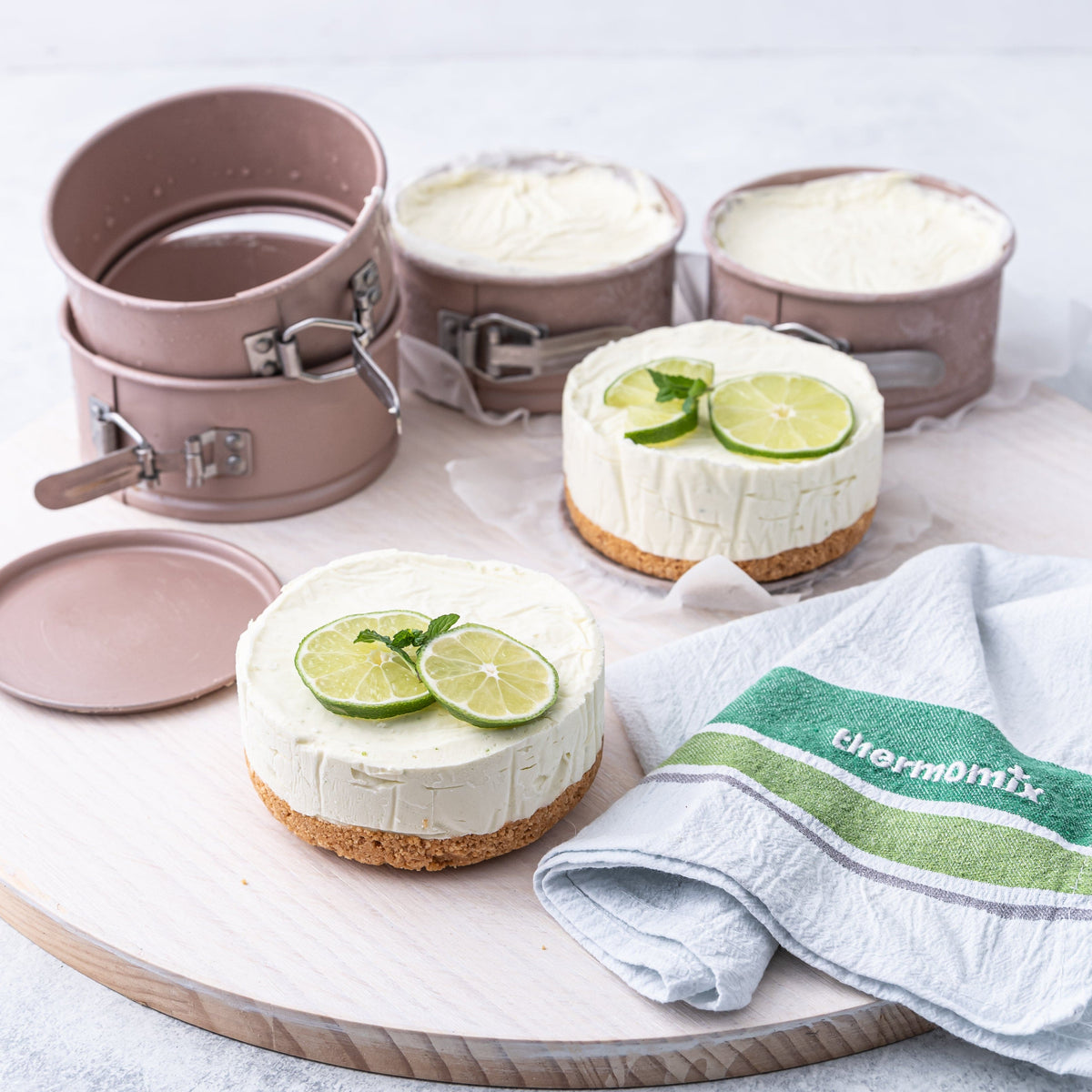 Rose Gold Mini Springform Cake Pans – Set of 4 Mini Cake Pans