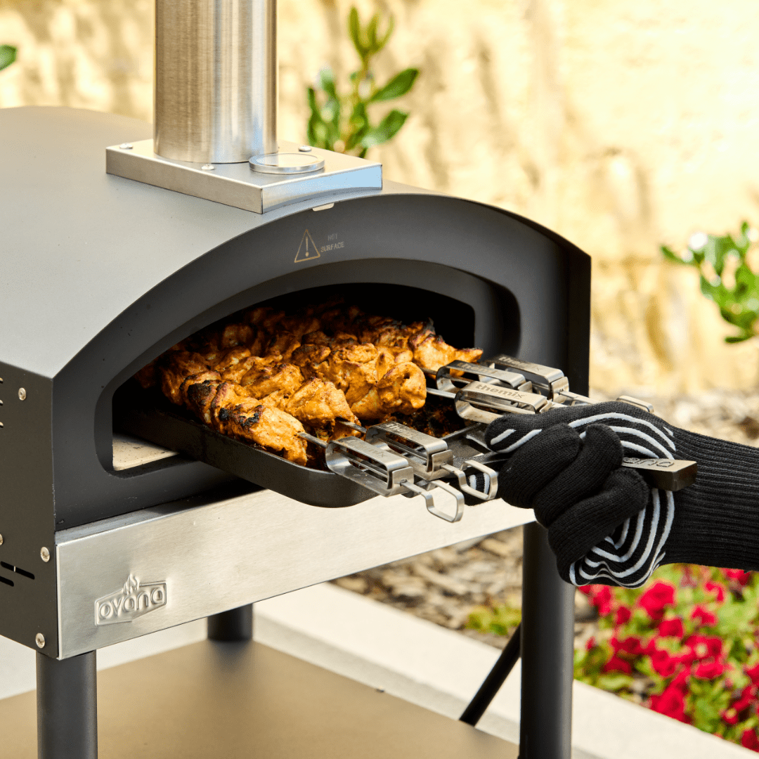 Gas portable pizza clearance oven