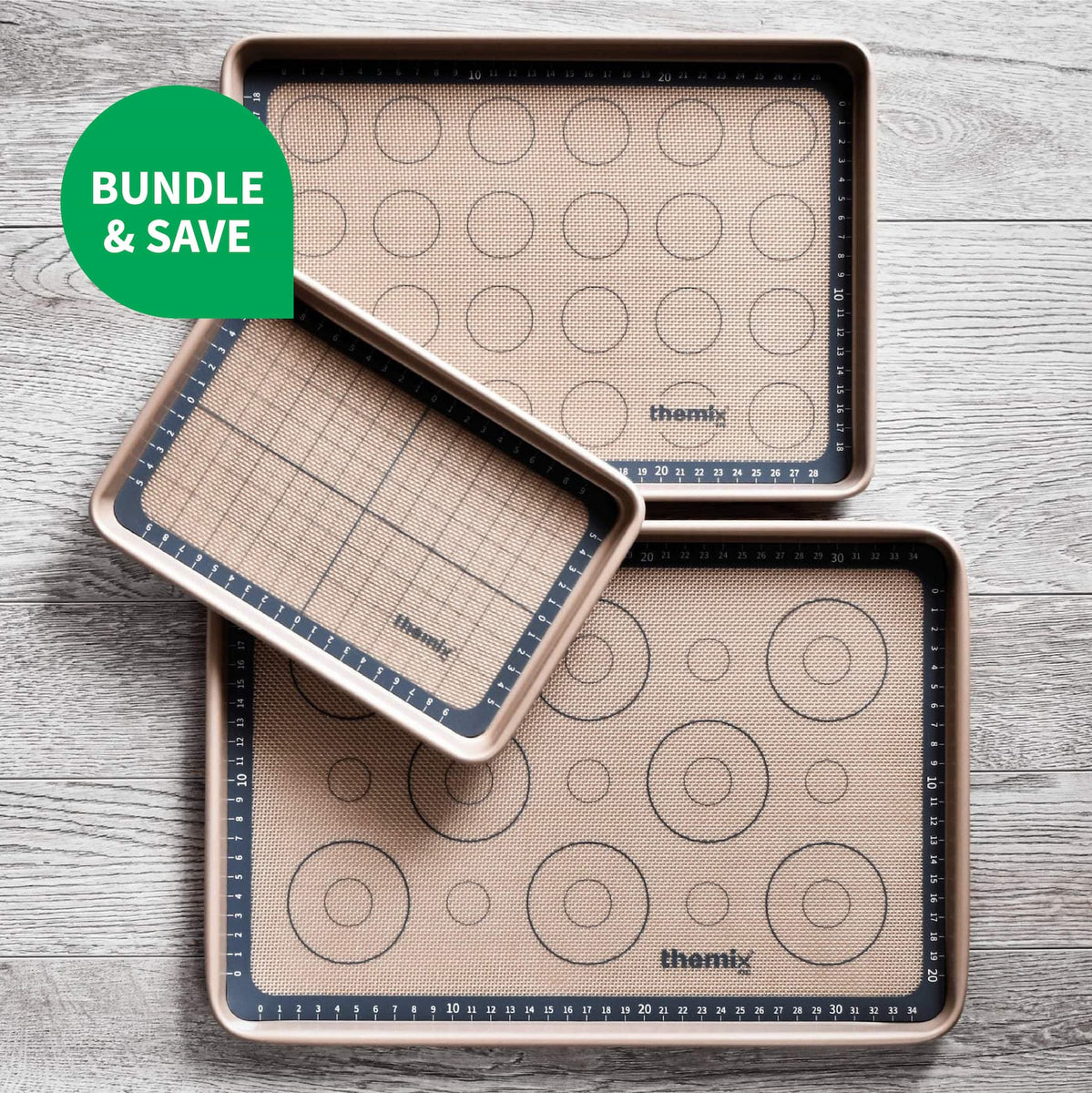 Reusable NonStick Silicone Oven Tray Liners Set
