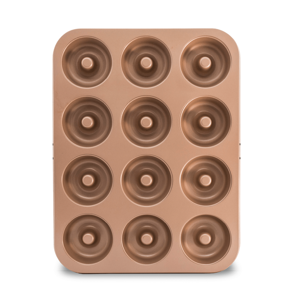 Rose Gold Doughnut Tray 12 Hole Donut