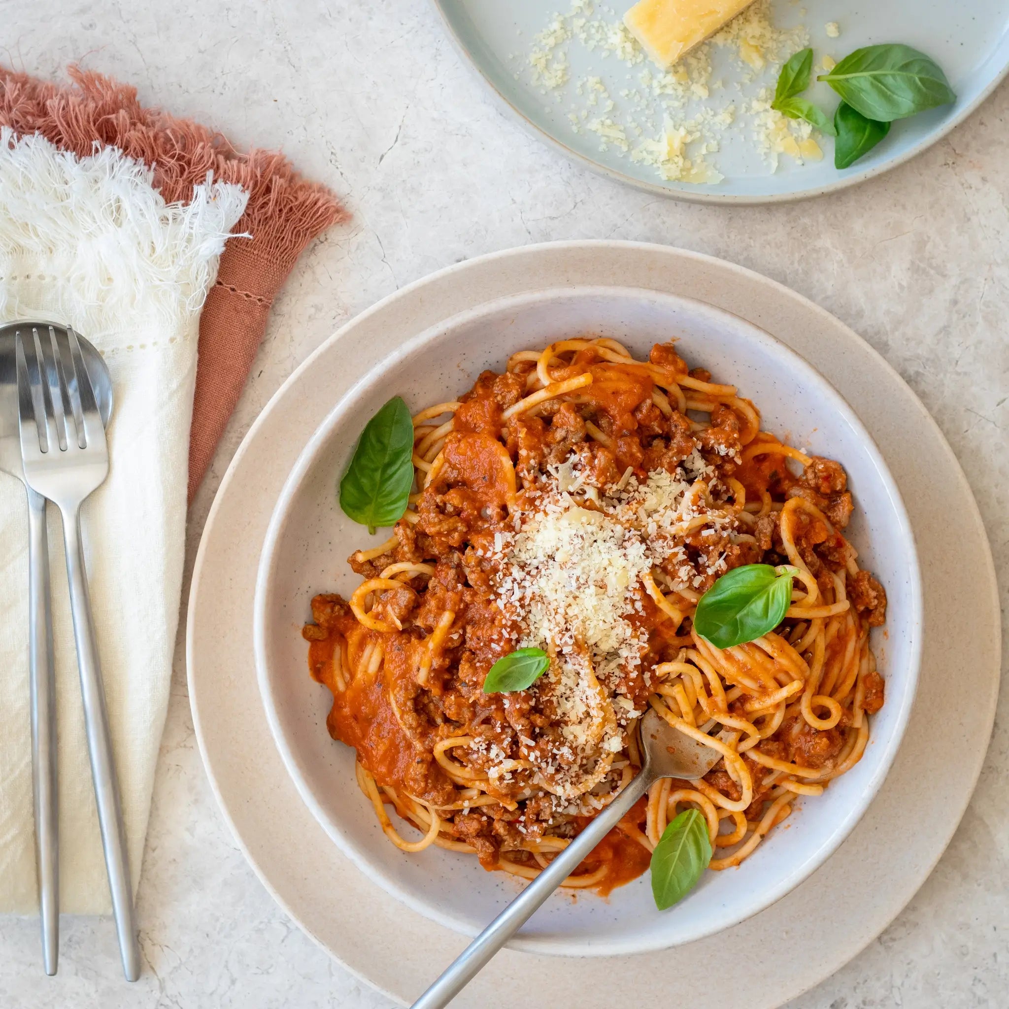 All in one spaghetti bolognese