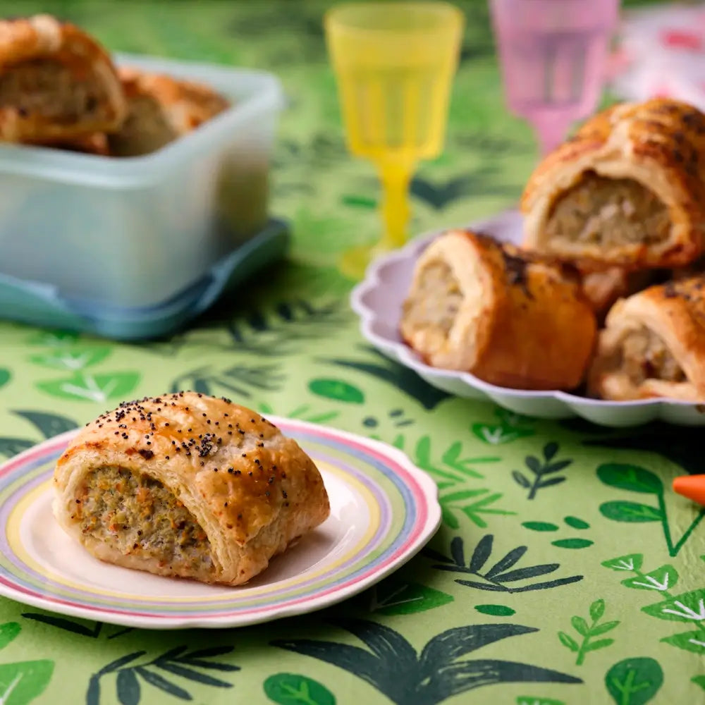 Hidden veg sausage rolls