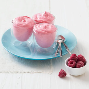 Raspberry whip instant dessert