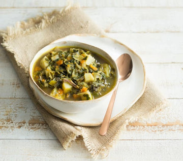 Hearty seven vegetable soup