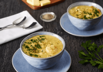 Hearty seafood chowder