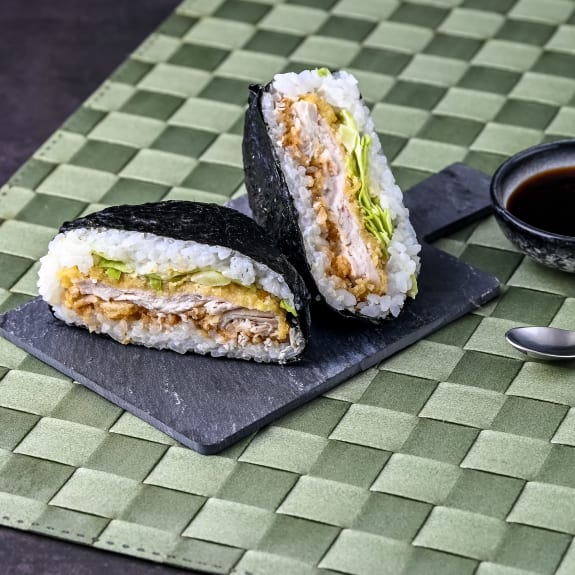 Chicken Katsu Sandwich Sushi (Onigirazu)