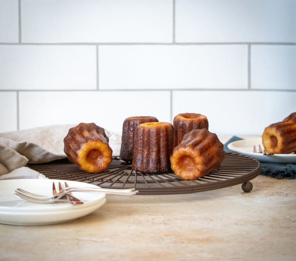 Traditional French vanilla canelé