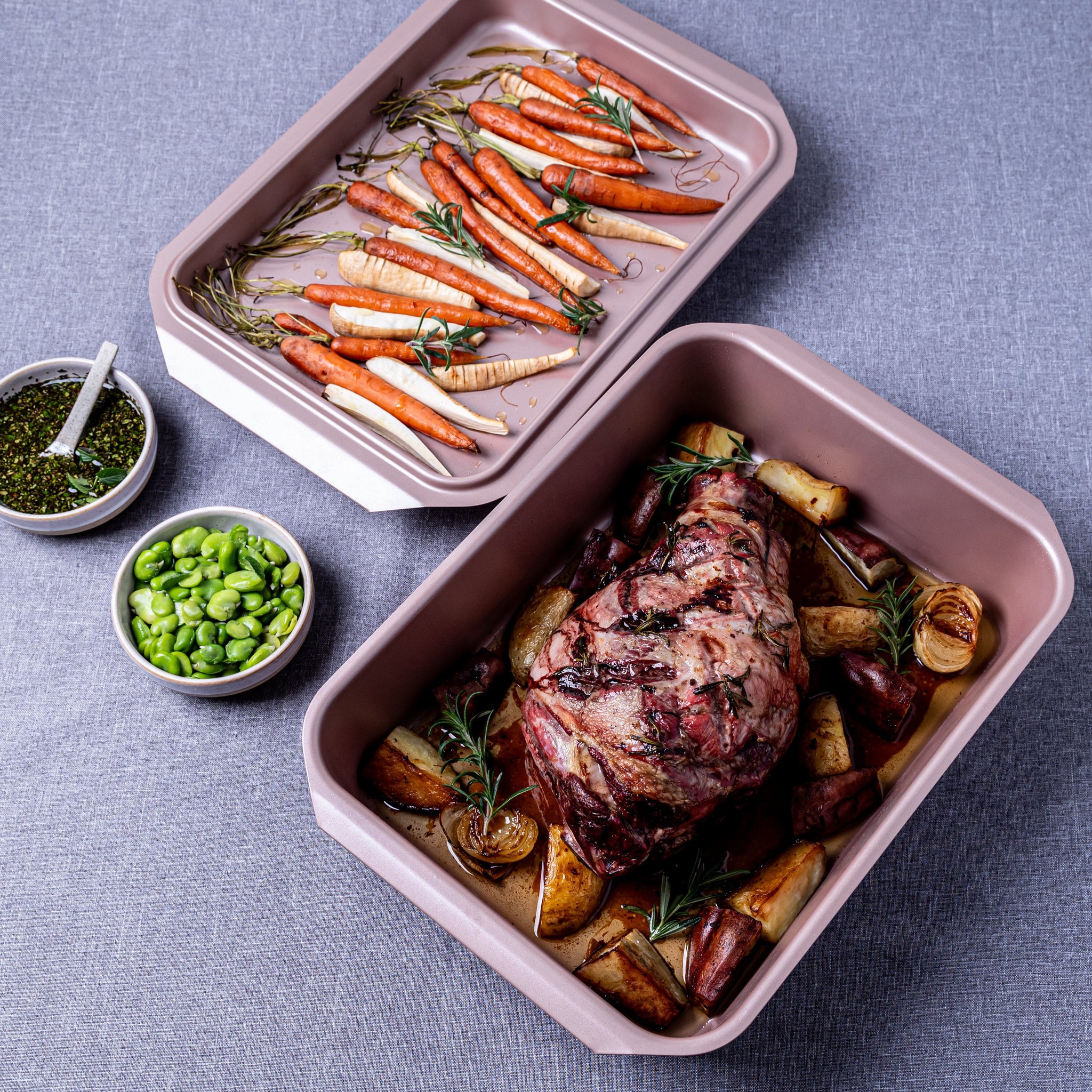 TheMix Shop Host Reward Host Reward - Rose Gold Roasting Tray with Lid