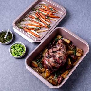 TheMix Shop Host Reward Host Reward - Rose Gold Roasting Tray with Lid