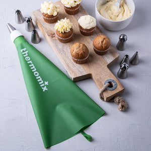 Thermomix Reusable Piping Bag Set with Nozzles