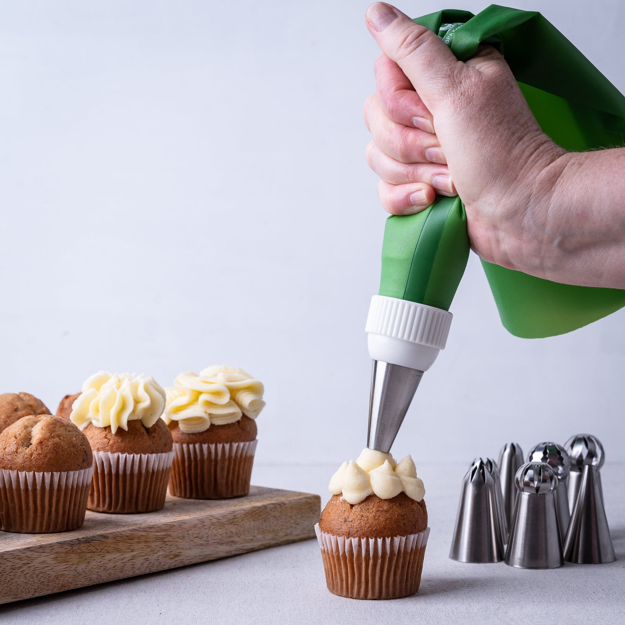 Thermomix Reusable Piping Bag Set with Nozzles