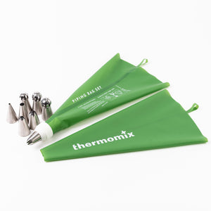 Thermomix Reusable Piping Bag Set with Nozzles