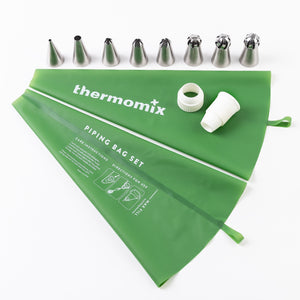Thermomix Reusable Piping Bag Set with Nozzles