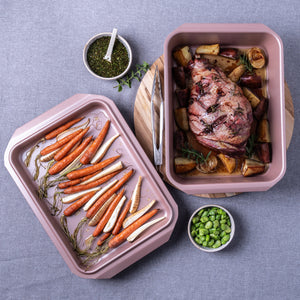Thermomix Rose Gold Roasting Tray with Lid