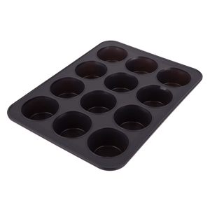 Daily Bake Bakeware Muffin - 12 hole Silicone Muffin Trays - Steel frame