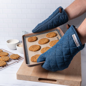 TheMix Shop Accessories Denim oven gloves