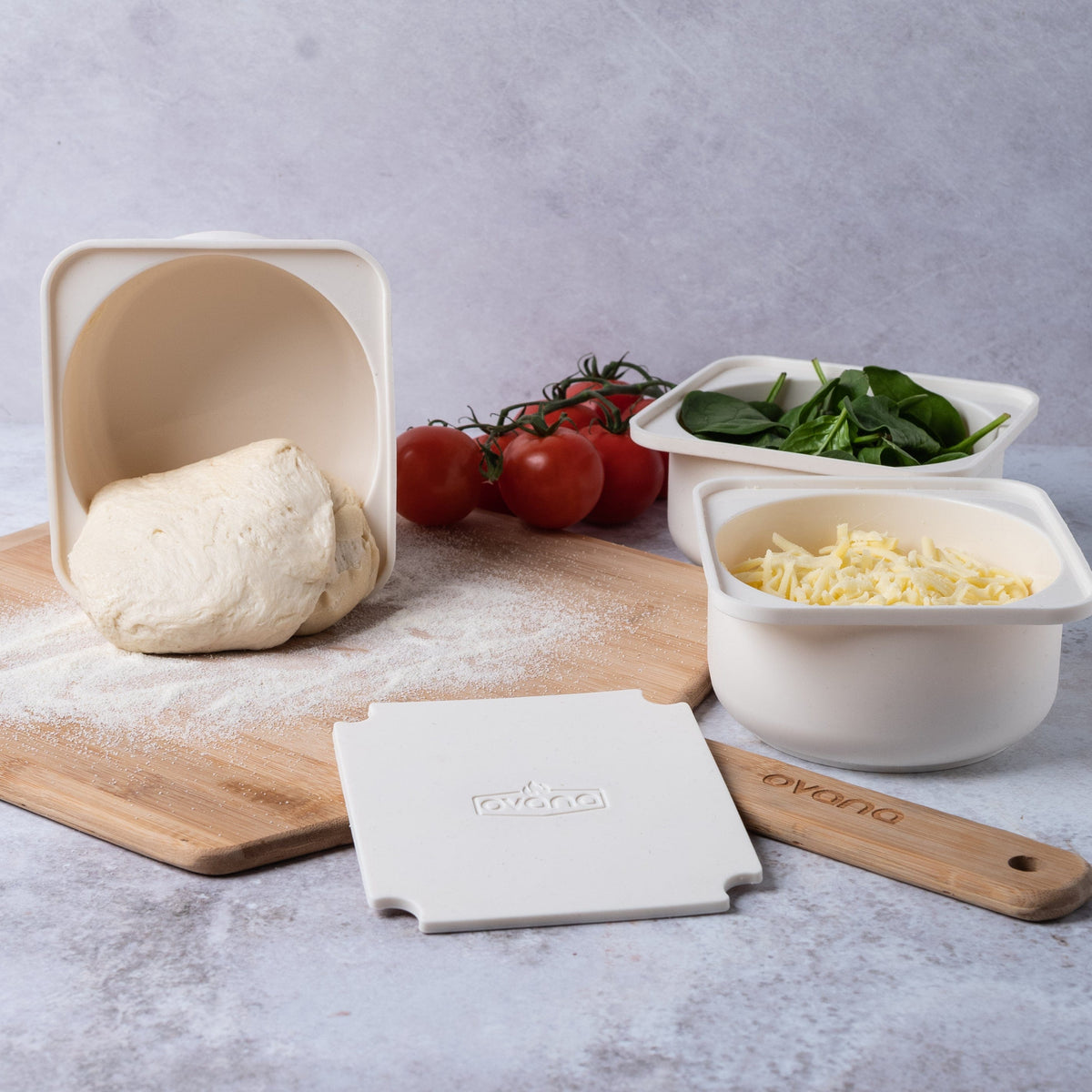 Pizza Dough Proofing Box - Ovana Containers Set With Lids