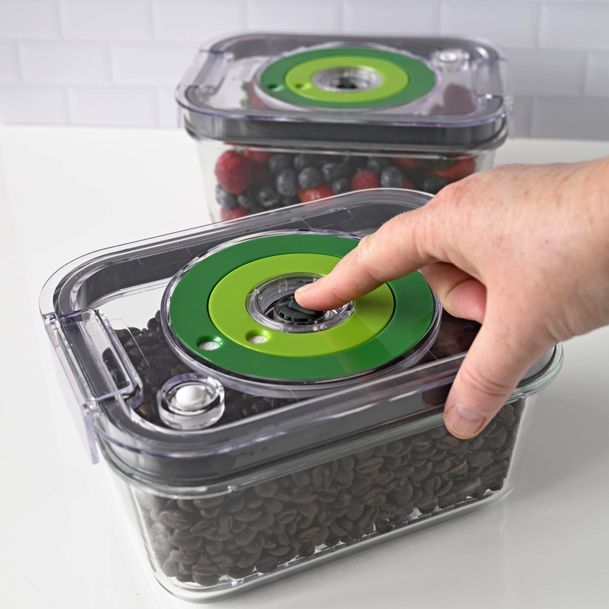 Sealead Containers Glass Vacuum Sealer Containers - Vac-U-Seal Food Storage System