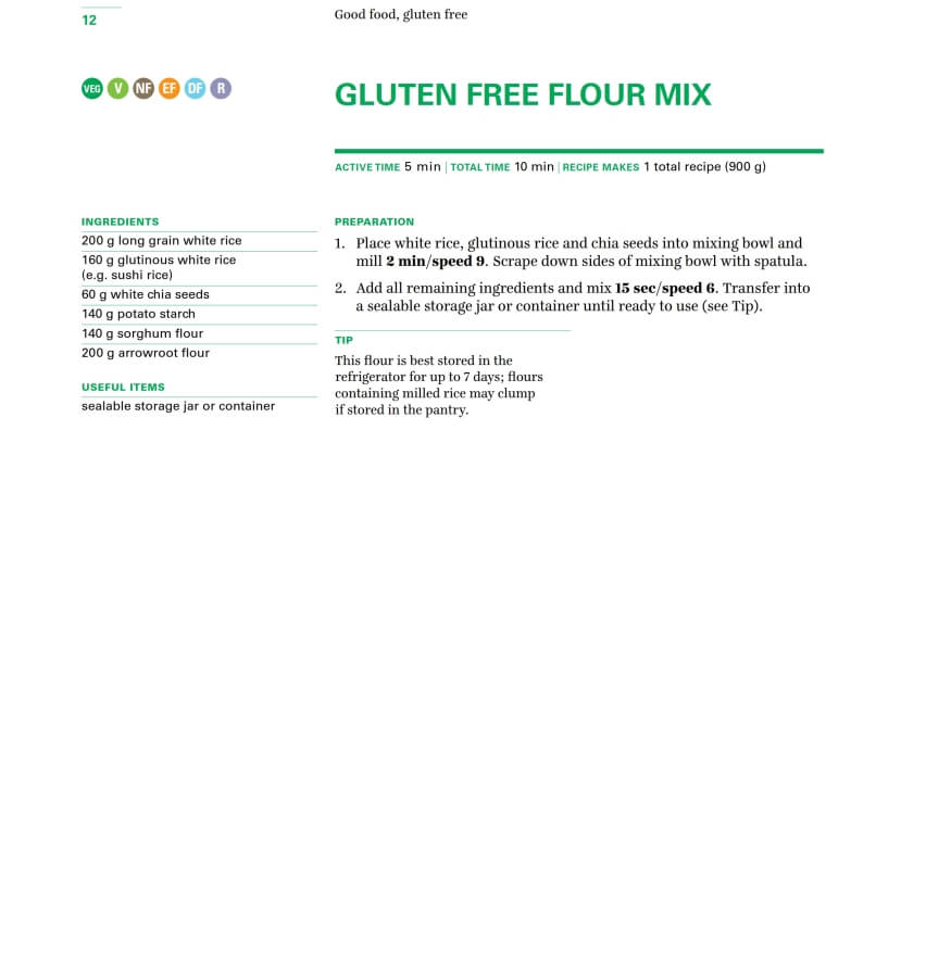 Thermomix Cookbook Good Food, Gluten Free Cookbook for Thermomix TM31 TM5 TM6